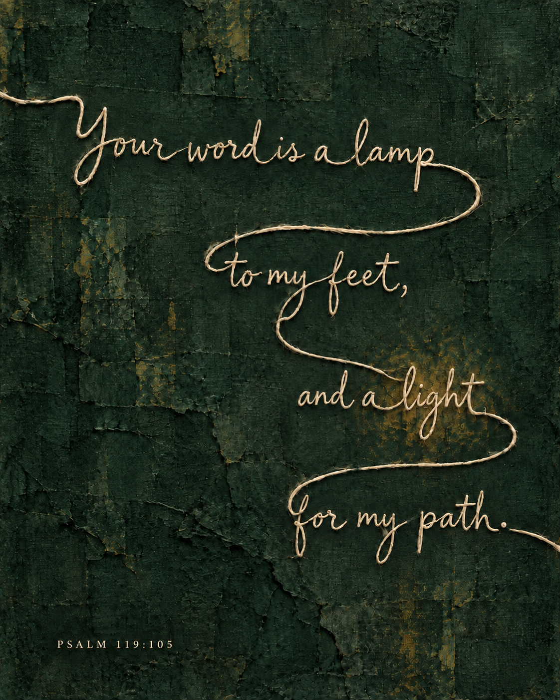 Your Word Is a Lamp — Pine and Flax artwork