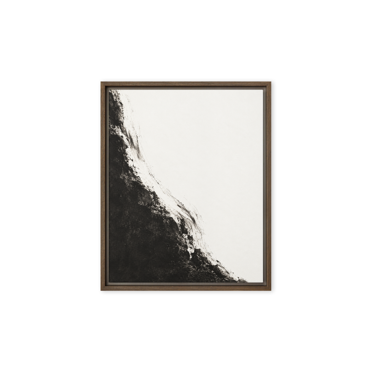 First Light — 8 × 10 in · Framed Canvas · Brown frame — product view · original 2000px